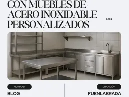 diseña tu espacio con muebles de acero inoxidable personalizados