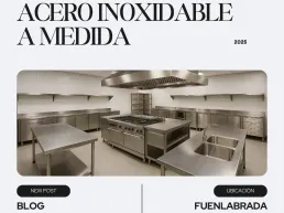 Mobiliario de acero inoxidable a medida: la clave de una cocina eficiente